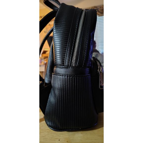 Loungefly The Beatles Abbey Road Mini Backpack NWT Black Faux Leather